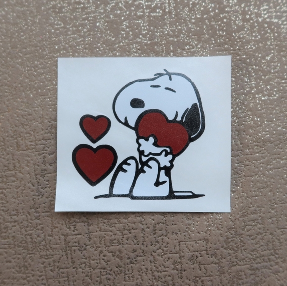 Snoopy Vinyl Decals / Snoopy / Peanuts / Charlie Brown / Woodstock / Vinyl Decal - Picture 4 of 5